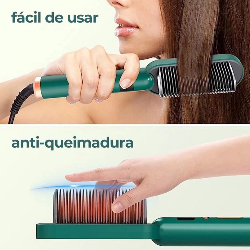 Escova Alisadora Bivolt 5 em 1