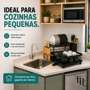 OrganizaMax™ – Escorredor 2 Andares para uma Pia Livre e Organizada