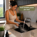 Torneira Gourmet Flex 360° Premium / Alcance todos os cantos da pia. Menos respingos. Mais praticidade.