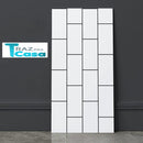 10 PCS - Papel de parede 30X60 PVC a porva d'agua