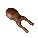 Pente De Massagem Natural Madeira Couro Cabeludo Circulação