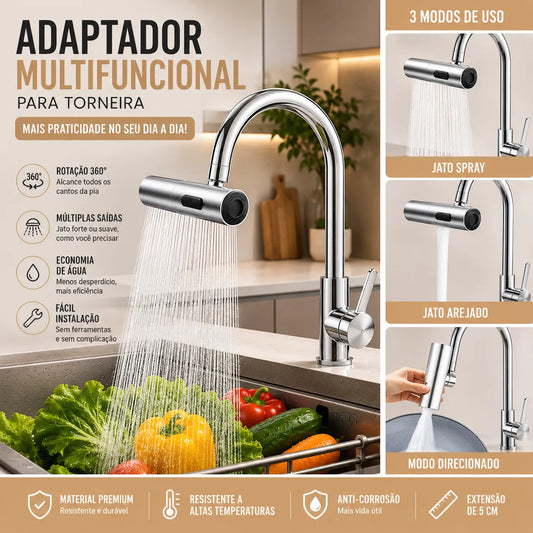 Adaptador Premium 360° 4 em 1