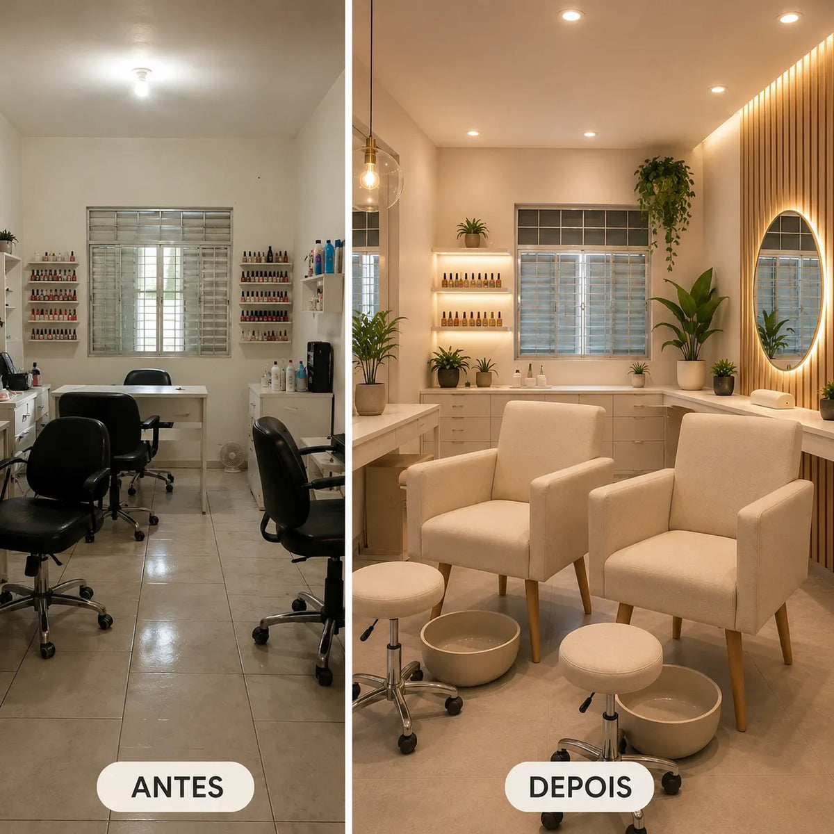 Kit Poltrona Nina | Transformação para Salões
