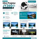 Projetor Portátil Arena Soccer 4k JY360