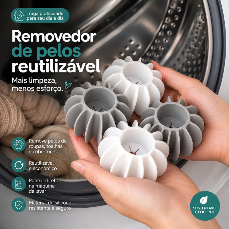 Kit Removedor de Pelos Mágico Reutilizável