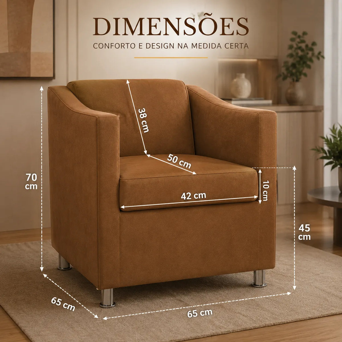Poltrona Decorativa Tillak