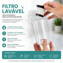 Aspirador de Pó Sem Fio Portátil USB com Alta Potência de Sucção