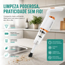 Aspirador de Pó Sem Fio Portátil USB com Alta Potência de Sucção