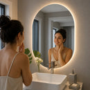 Espelho Lumina Oval LED Premium 40x50cm
