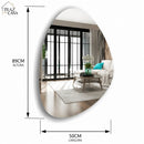 Espelho Aura Organic LED Premium 80x50cm