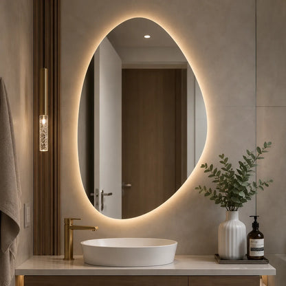 Espelho Aura Organic LED Premium 80x50cm