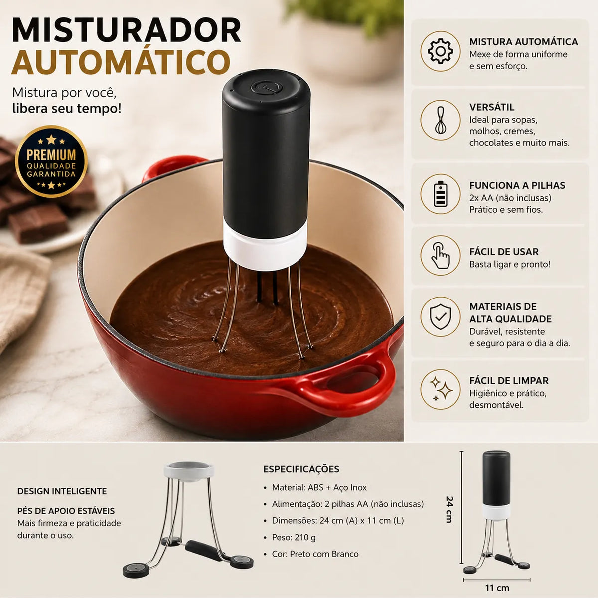 Mexedor e Misturador Automático
