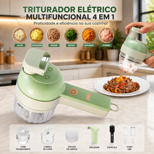 Triturador Elétrico Multifuncional 4 em 1