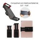 Suporte Celular Com Braço Articulado E Ajustado Para Mesa