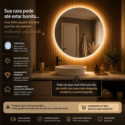 Espelho Aura LED Premium