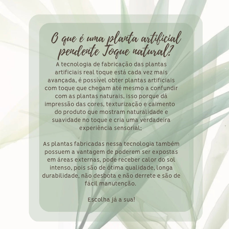 Palmeira Areca Real Planta Artificial