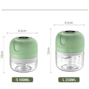 Mini Processador De Alimentos Com 03 Lâminas Elétrico Recarregável