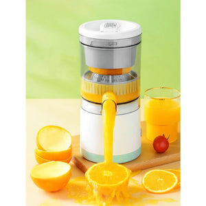 Espremedor Elétrico Laranja e Limão USB Recarregável Inox