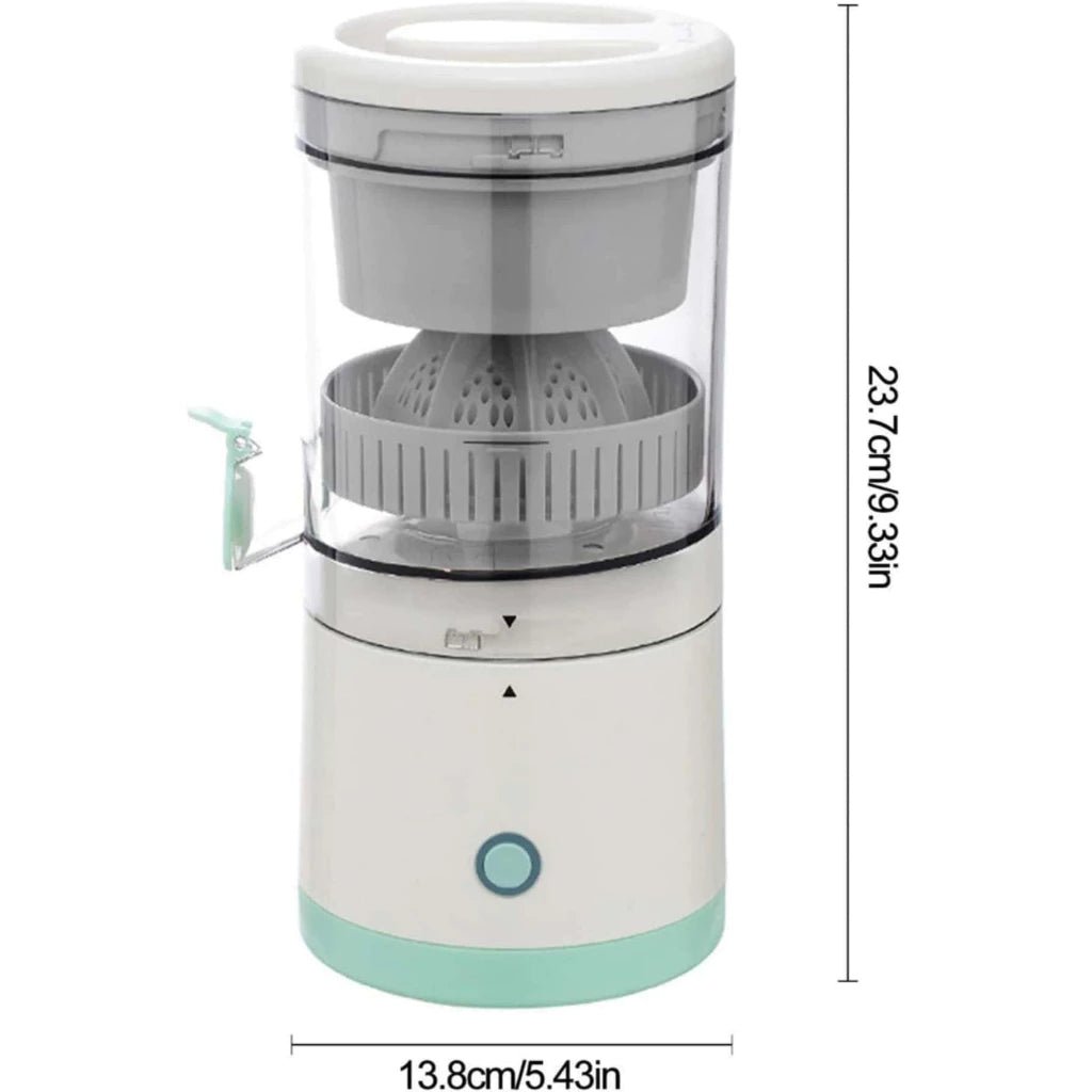 Espremedor Elétrico Laranja e Limão USB Recarregável Inox