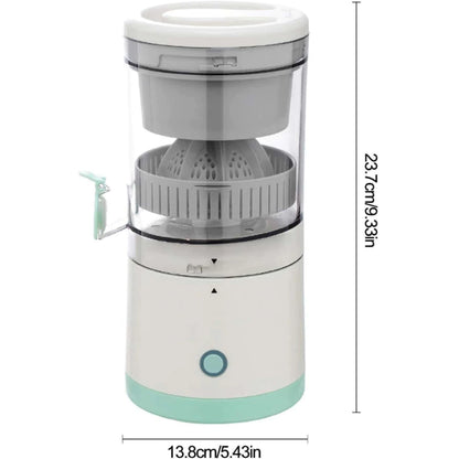 Espremedor Elétrico Laranja e Limão USB Recarregável Inox