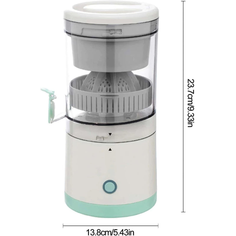Espremedor Elétrico Laranja e Limão USB Recarregável Inox