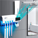 Porta Escova de Dentes esterilizador UV Dispense Automático