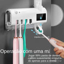 Porta Escova de Dentes esterilizador UV Dispense Automático