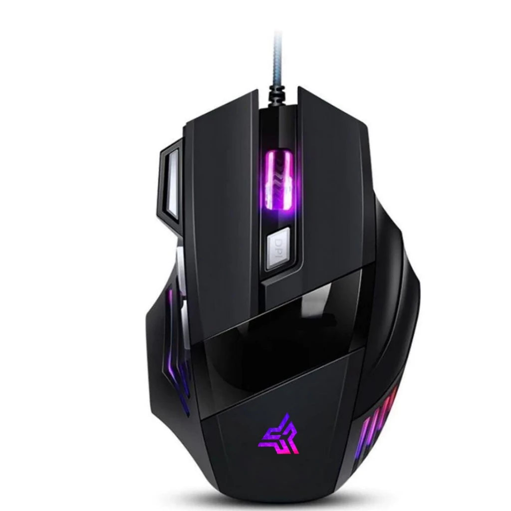 Kit Gamer Teclado Semi-mecânico + Mouse Gamer RGB  Dpi + Mouse Pad