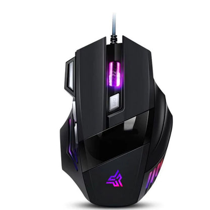 Kit Gamer Teclado Semi-mecânico + Mouse Gamer RGB  Dpi + Mouse Pad
