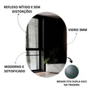 Espelho Lumina Oval LED Premium 40x50cm