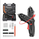 Kit de Parafusadeira e Furadeira de 48 Peças / Carregador USB