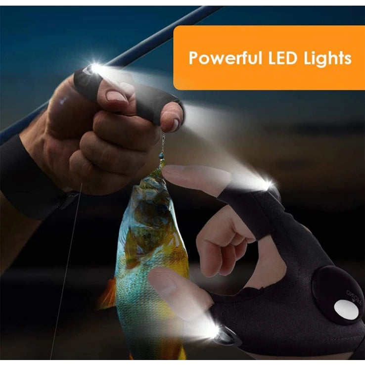 Luva de Led à Prova D'água