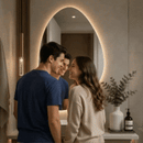 Espelho Aura Organic LED Premium 80x50cm